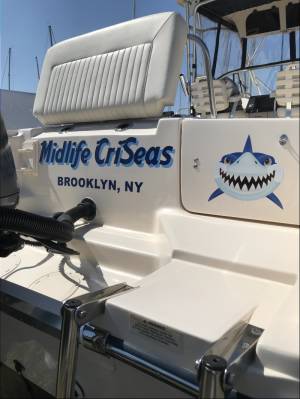 Grady White  Boat Lettering from Michael M, NY