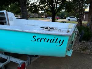 Gulf Coast 18 Sailboat  Lettering from John M, TX