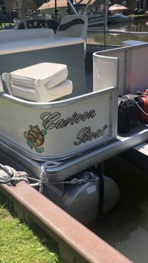 Pontoon Boat Lettering from Melinda G, PA