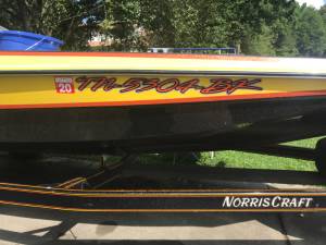 1991 Norris Craf Bass Boat Lettering from Christopher  S, TN