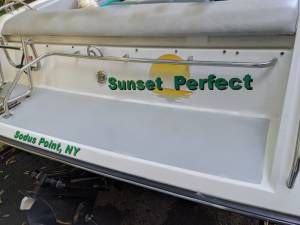 1988 Chaparral 2350SX Boat Lettering from Roger C, NY