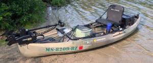 2022 NuCanoe Frontier 12 Fishing Kayak Lettering from Peter H, MA