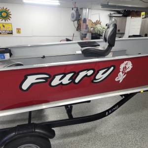 2025 Lund Fury Heritage Classic Boat Lettering from Mike A, MN