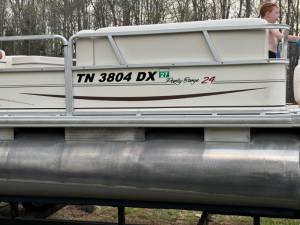 2008 Party Barge Boat Lettering from Chuck W, TN