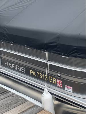 Harris 2022 Cruiser Boat Lettering from Richard K, PA