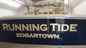 Boat Decals Running Tide