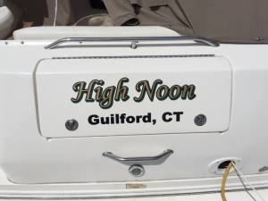 Boat Lettering High Noon