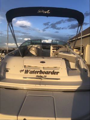 2005 sea ray SD240 Boat Lettering from Tyler W, CO