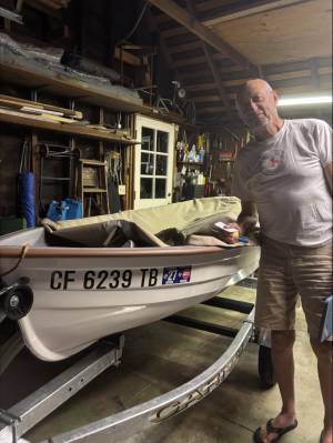 Gig Harbor Navigator 2025 boat Lettering from Elin S, CA