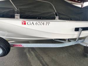 2021 Boston Whaler Montauk 170 Boat Lettering from Blake M, GA