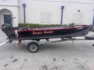 1965 crestliner Aluminum boat Lettering from Troy S, FL