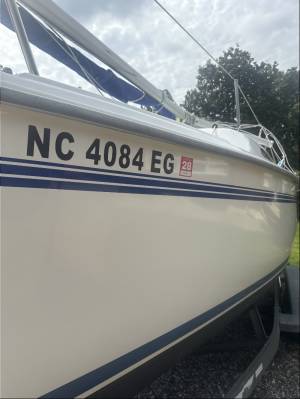 2002/Catalina/2550 Boat Lettering from Gisela  H, NC