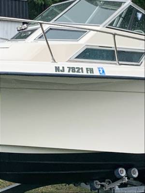 1988 24 Grady White Offshore Pro Boat registration . I am gonna order the name for the boat next Lettering from John D, NJ