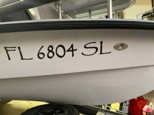 2020 Hells Bay Professional  Boat Lettering from Ryan M, FL