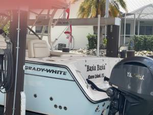 2023 Grady White, Freedom 307_ “Basia Basia” Boat Lettering from Ausobsky C, FL