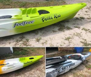 2020 Feelfree Kayaks Lettering from Karen D, FL