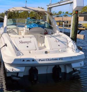 2004 Sea Ray 290 bow rider Boat Lettering from Albert H, FL